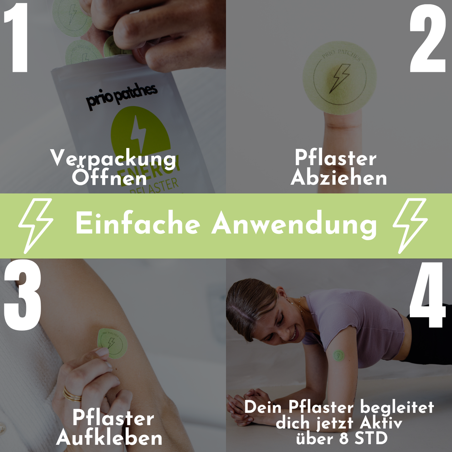 PRIO PATCHES – Energy Pflaster